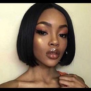 Short Cute Lace Bob Wig (Real Hair)